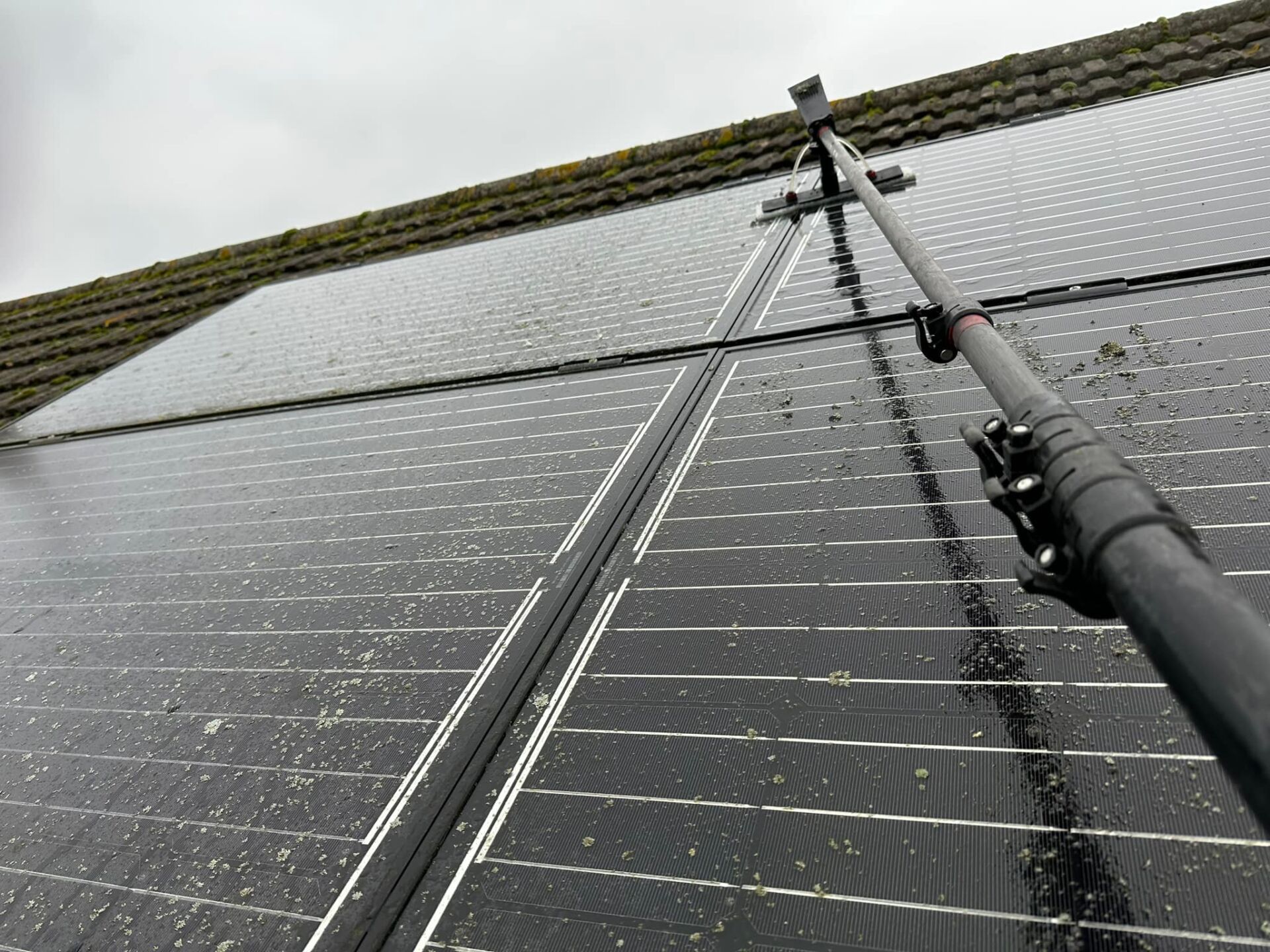 Solar Panel Cleaning - High Halden, Kent