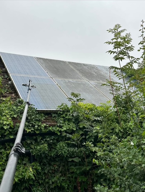 solar panel cleaning