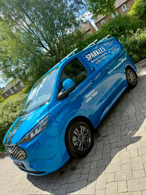 Sparkles branded vehicle